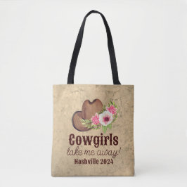Cowgirls bringen mich weg rustikal florenrosa tasche