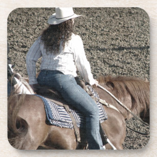 Cowgirls Getränkeuntersetzer