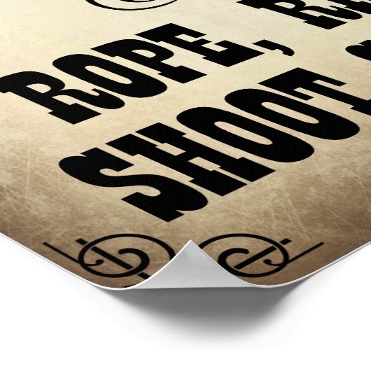 Cowgirls Gewollt Poster (Ecke)