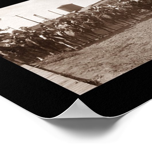 Cowgirls in ODER Foto 1911 Poster (Ecke)