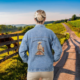 Cowgirl's Inspirational Jean Jacket Jeansjacke