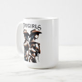 Cowgirls Kaffeetasse (Vorderseite Links)