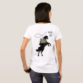 Cowgirls ließ T-Shirt (Schwarz voll)