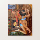 COWGIRLS LOG CABIN PLAY WRESTLING PUZZLE (Vertikal)