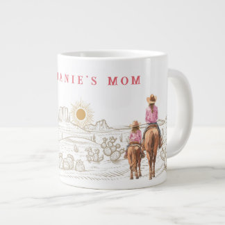CowGirls Mutter und Tochter Geschenk 20oz Jumbo-Tasse