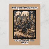 Cowgirls nach Horizonten Postkarte (Vorderseite)