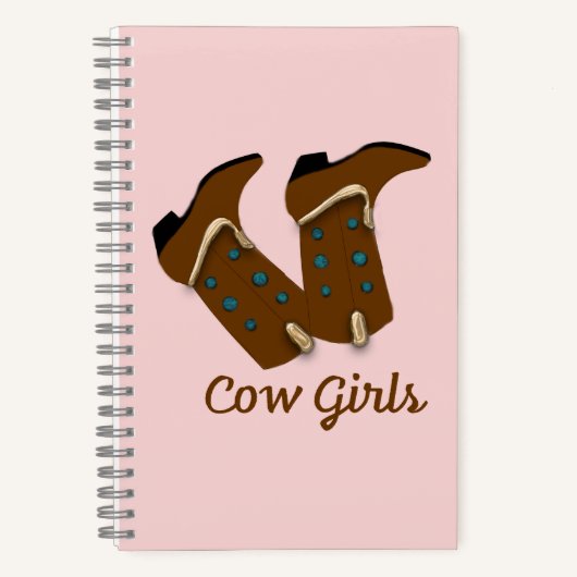 Cowgirls Notizblock (Vorderseite)