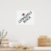 Cowgirls Rock Poster (Küche)
