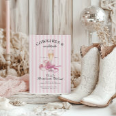 Cowgirls und Cocktails Bachelorette Einladung
