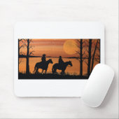 Cowgirls und Pferde Mousepad (Mit Mouse)