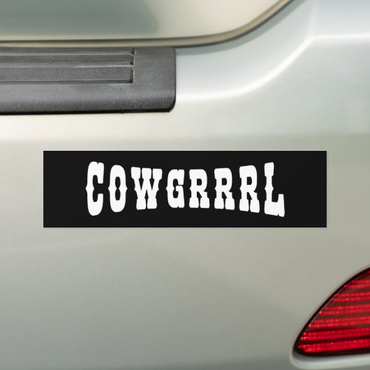 COWGRRRL AUTOAUFKLEBER (Auf Auto)