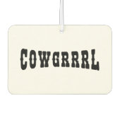 COWGRRRL AUTOLUFTERFRISCHER (Vorderseite)