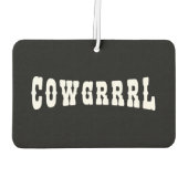 COWGRRRL AUTOLUFTERFRISCHER (Rückseite)
