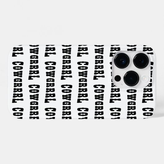 COWGRRRL Case-Mate iPhone HÜLLE (Rückseite (Horizontal))