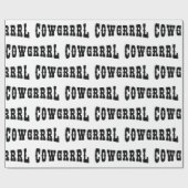 COWGRRRL GESCHENKPAPIER (Flach)