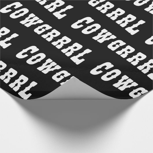 COWGRRRL GESCHENKPAPIER (Ecke)
