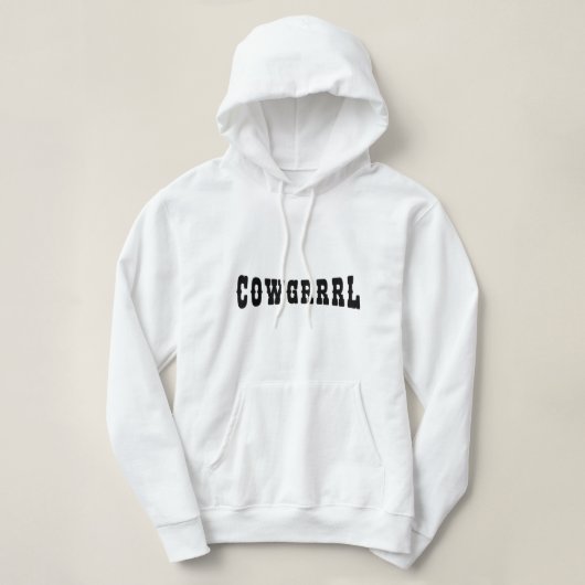 COWGRRRL HOODIE (Design vorne)