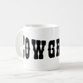 COWGRRRL KAFFEETASSE (Vorderseite Links)