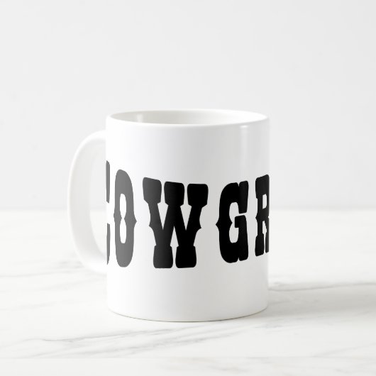 COWGRRRL KAFFEETASSE (Vorderseite Links)