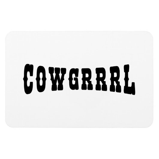 COWGRRRL MAGNET (Horizontal)