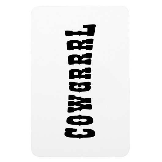 COWGRRRL MAGNET (Vertikal)