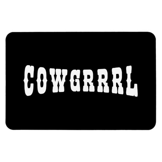 COWGRRRL MAGNET (Horizontal)