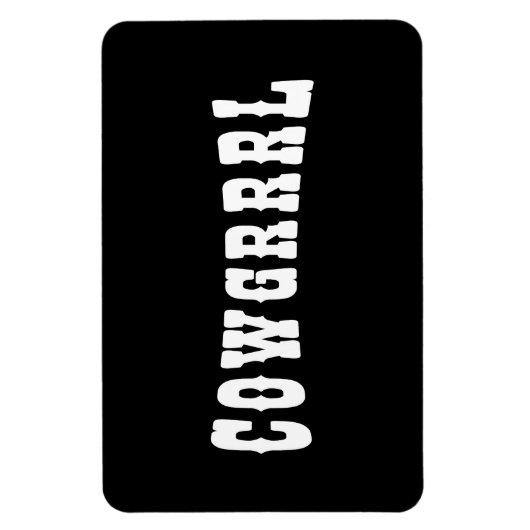 COWGRRRL MAGNET (Vertikal)