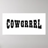 COWGRRRL POSTER (Vorne)