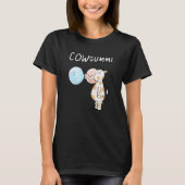 Cowgummi Kuh ich kauen Kaugummi Word Spiel Spaß Ti T-Shirt (Vorderseite)