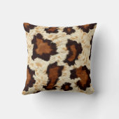 Cowhide Accent Pillow Kissen (Rückseite)