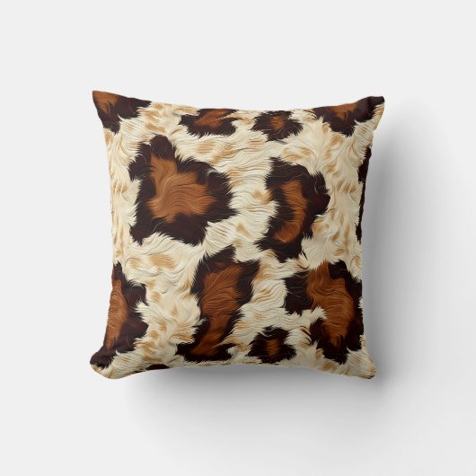 Cowhide Accent Pillow Kissen (Vorderseite)