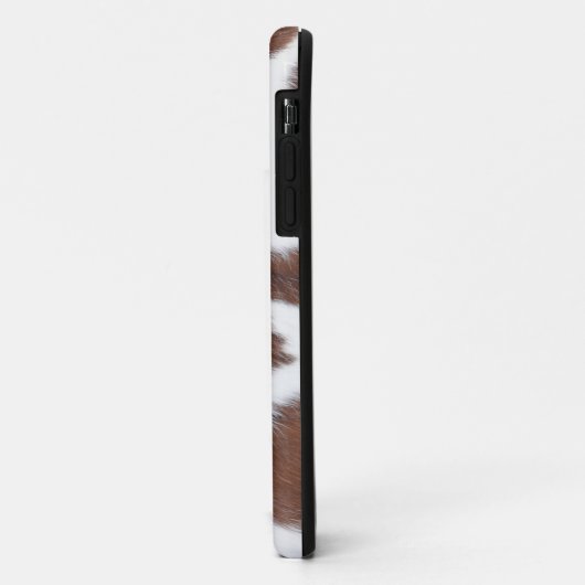 Cowhide Brown White Case-Mate iPhone Case (Hinten/Links)