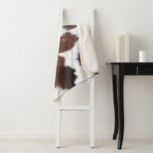 Cowhide Brown White Sherpadecke (Beispiel)
