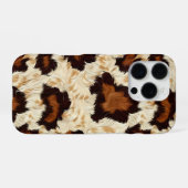 Cowhide iPhone Case Hülle (Rückseite (Horizontal))