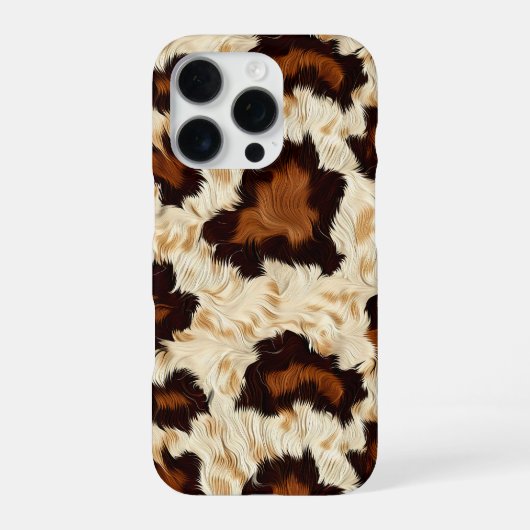 Cowhide iPhone Case Hülle (Rückseite)