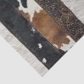 Cowhide Leather Kuh Fell Seidenpapier (Ausschnitt)
