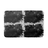 Cowhide Patchwork Print Badematte (Vorderseite)