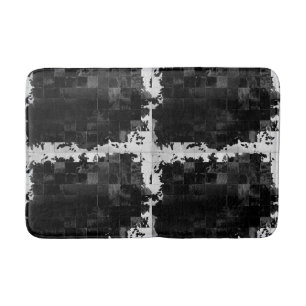 Cowhide Patchwork Print Badematte