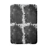 Cowhide Patchwork Print Badematte (Vorderseite Vertikal)