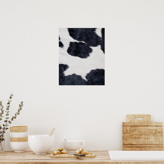 Cowhide Print Poster (Küche)