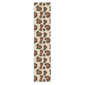 Cowhide Print Table Runner Kurzer Tischläufer (Vorderseite)