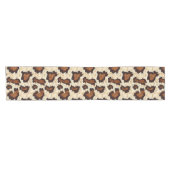 Cowhide Print Table Runner Kurzer Tischläufer (Horizontal)