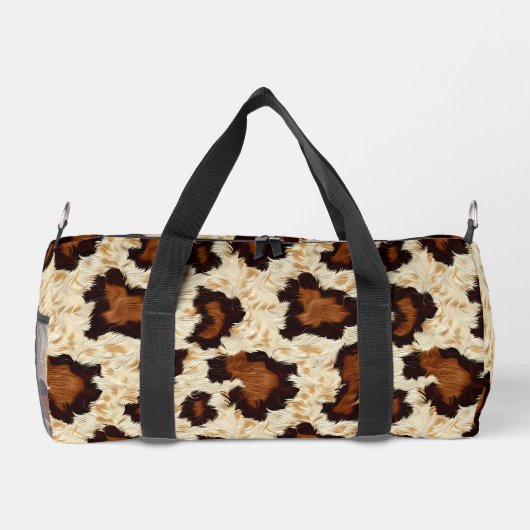 Cowhide Small Duffel Bag Duffle Bag (Rückseite)