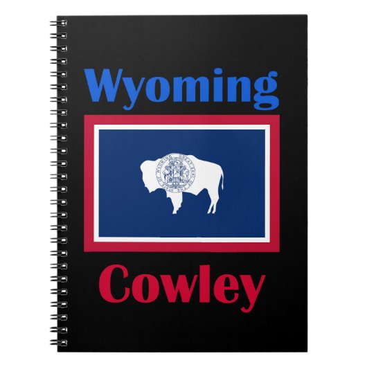 Cowley Wyoming Notizblock (Vorderseite)