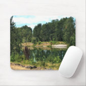 Cowlitz River, Castle Rock, Washington Mousepad (Mit Mouse)