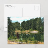 Cowlitz River, Castle Rock, Washington Postcard Postkarte (Vorne/Hinten)