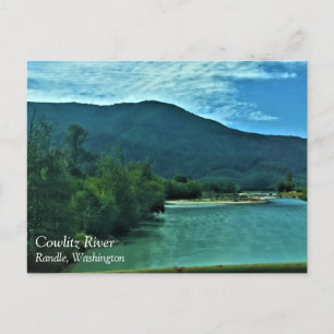 Cowlitz River, Randle, Washington Postcard Postkarte