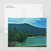Cowlitz River, Randle, Washington Postcard Postkarte (Vorne/Hinten)