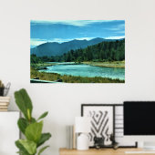 Cowlitz River, Randle, Washington Poster (Heimbüro)