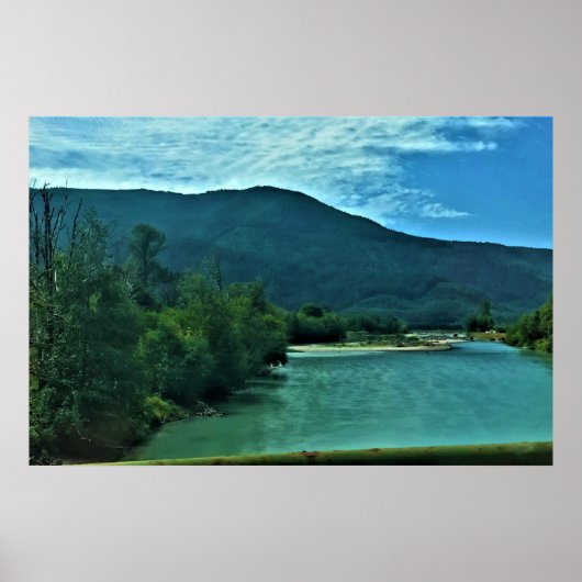 Cowlitz River, Randle, Washington Poster (Vorne)
